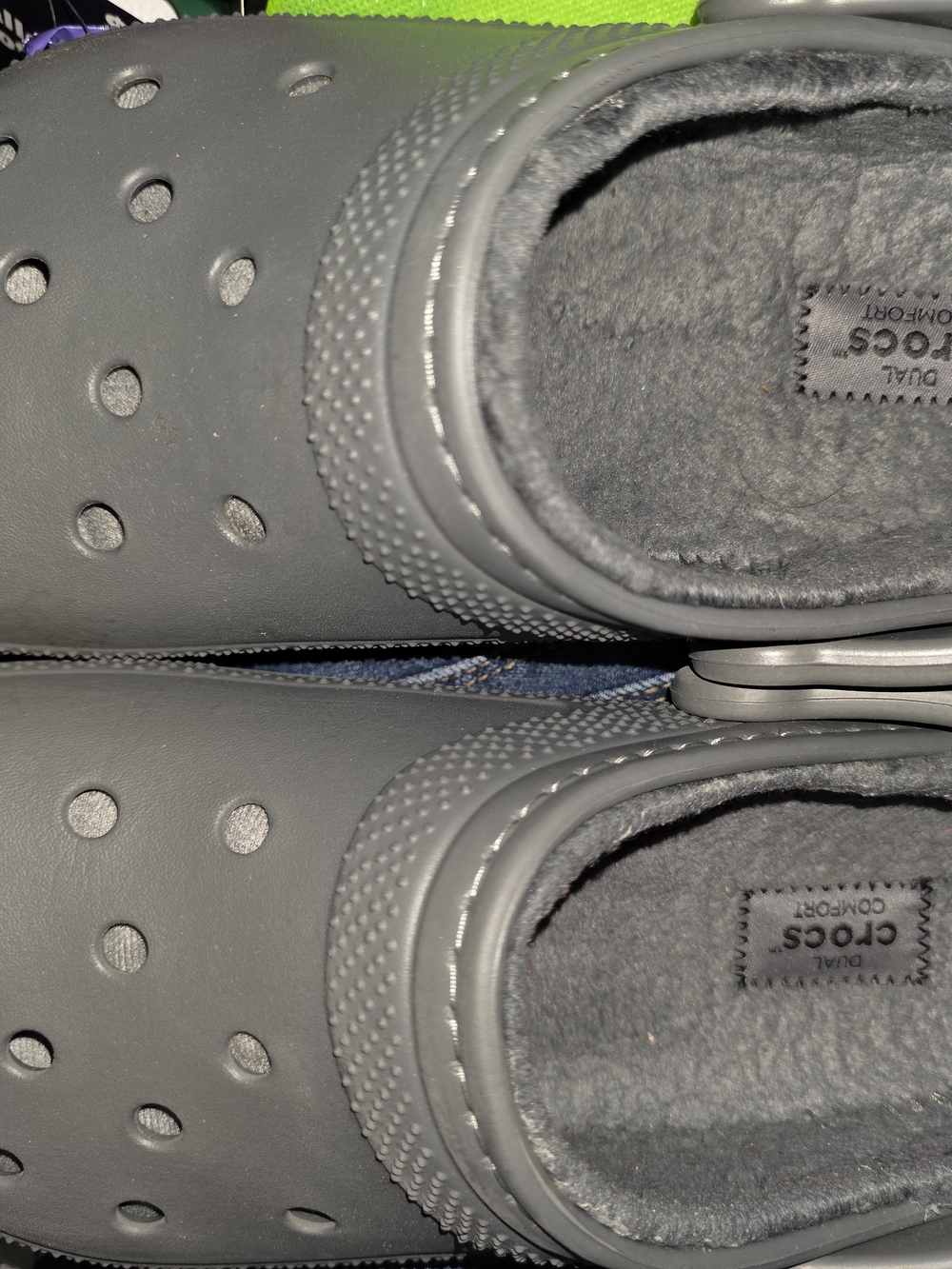 CROCS Men's Classic Lined Clog in Gray